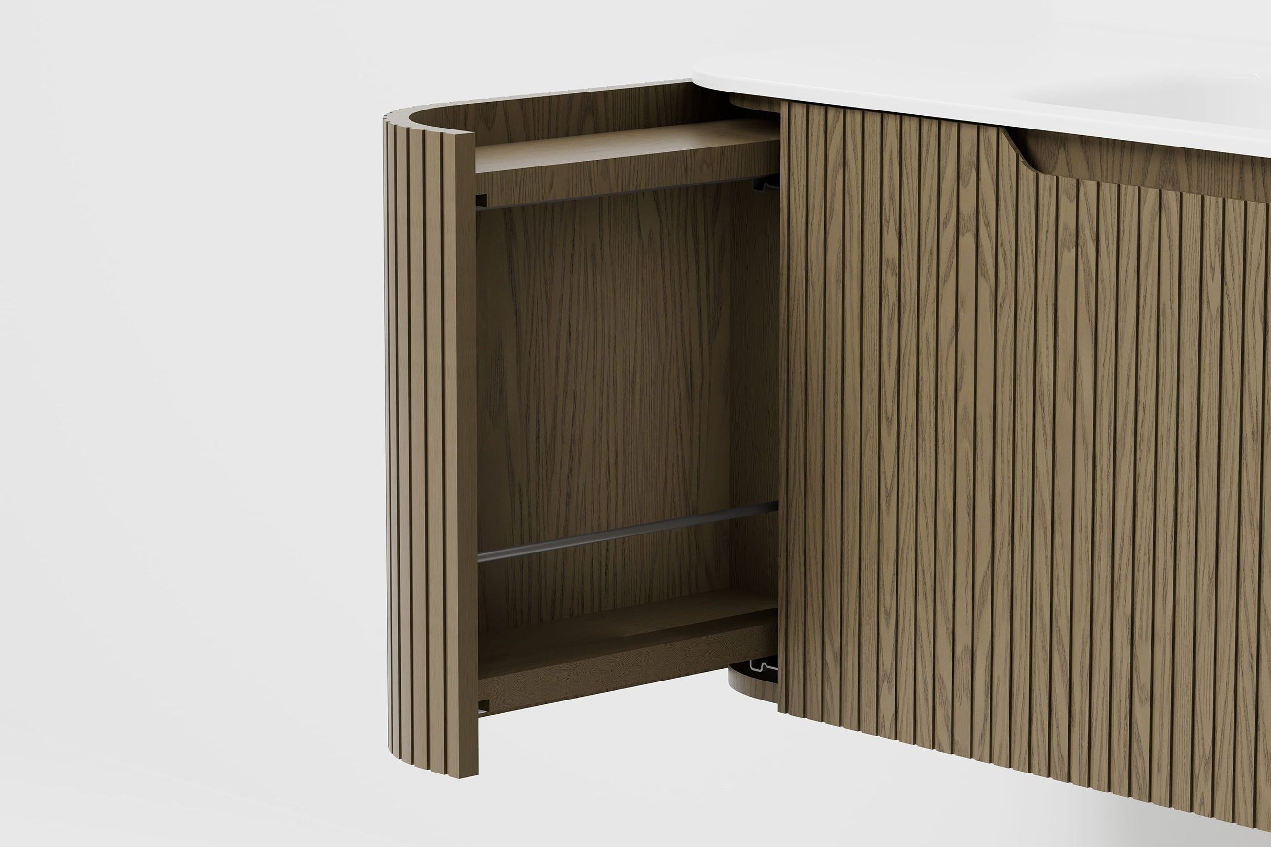 Sora 1800 Vanity | Slab Top
