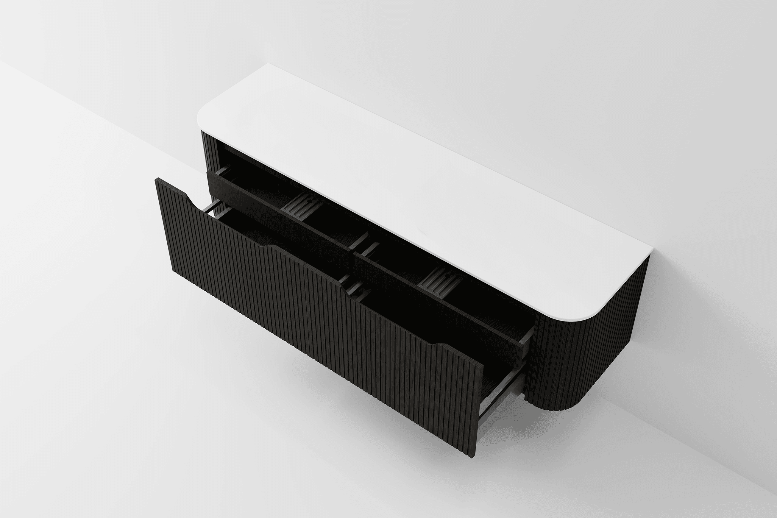 Sora 1800 Vanity | Slab Top