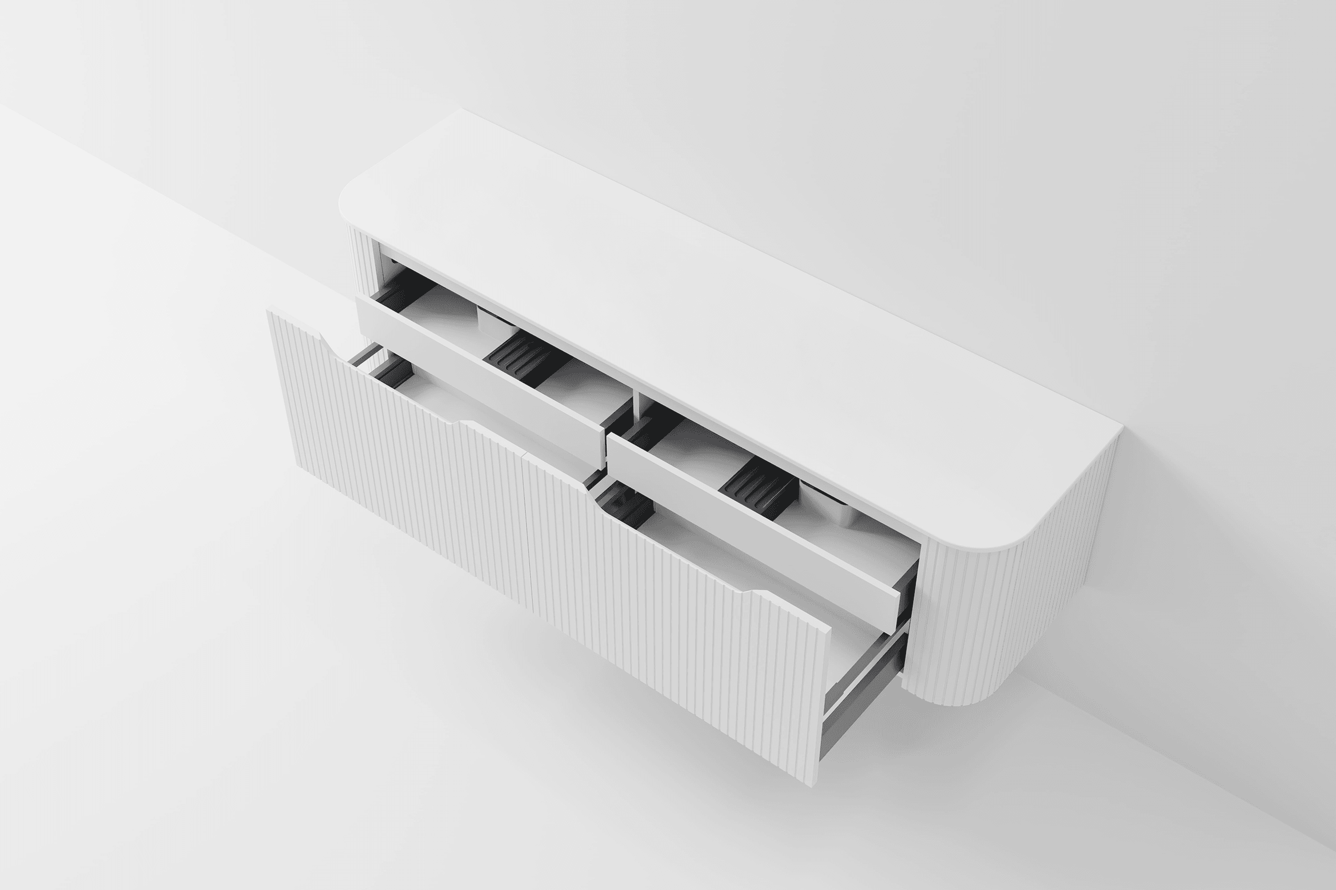 Sora 1800 Vanity | Slab Top