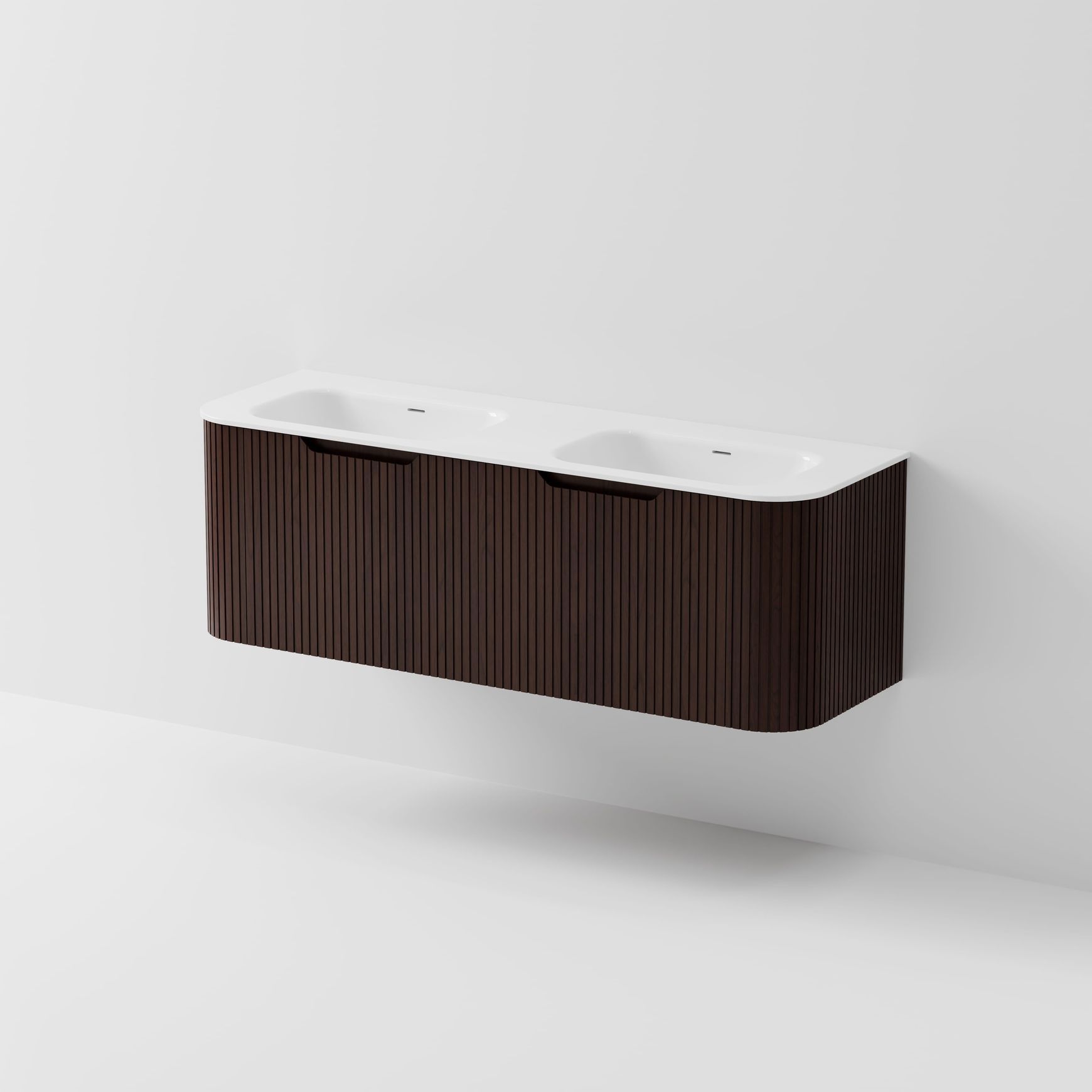 Sora 1500 Wall Hung Vanity | Double Inset Basin