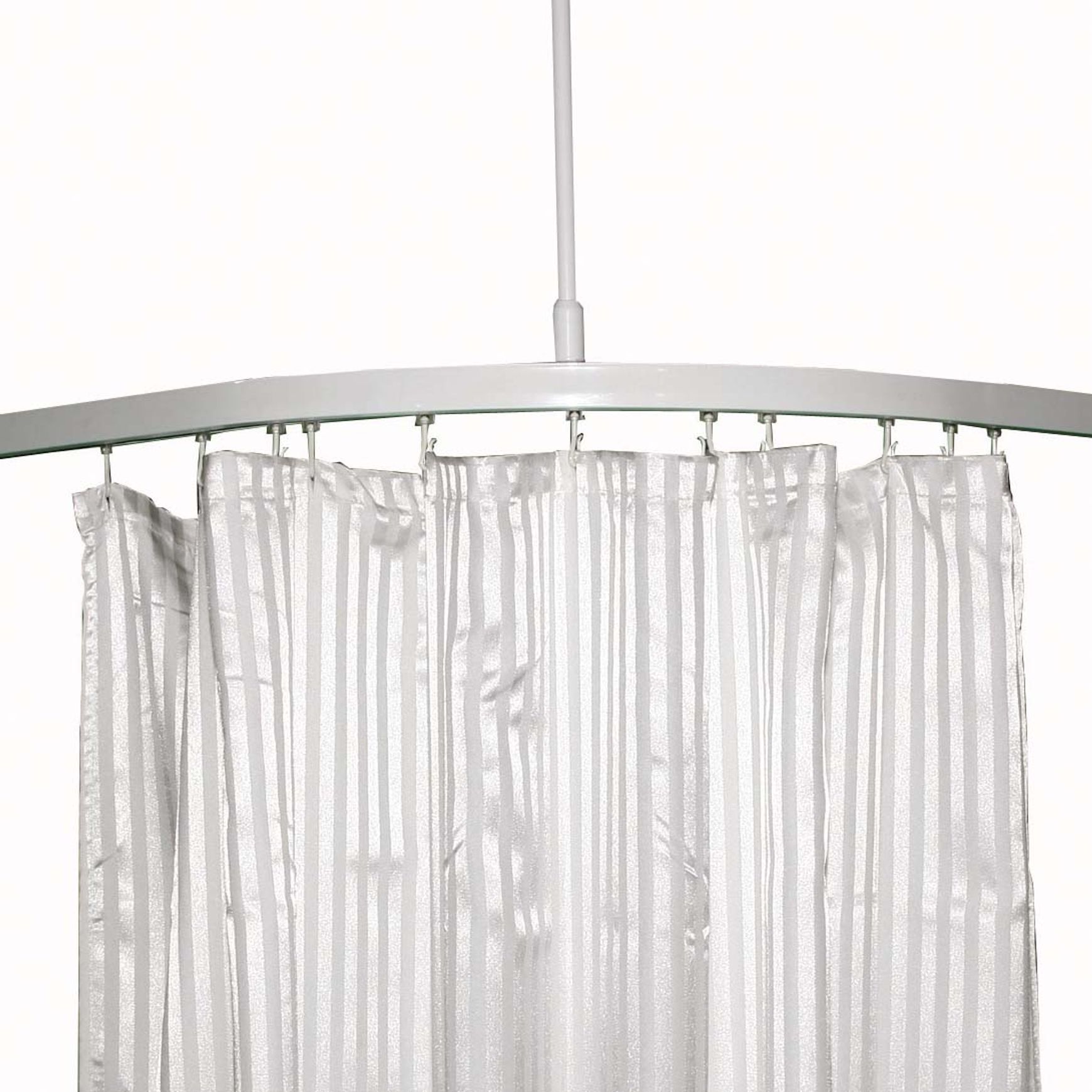 Shower Track - 1600 x 1600 Powder Coated White