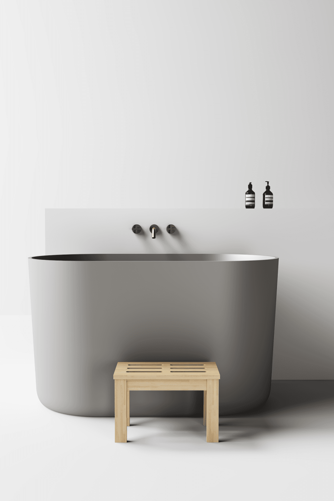 Toka Lite Seren - Japanese Stone Bath - 1300mm - ST93