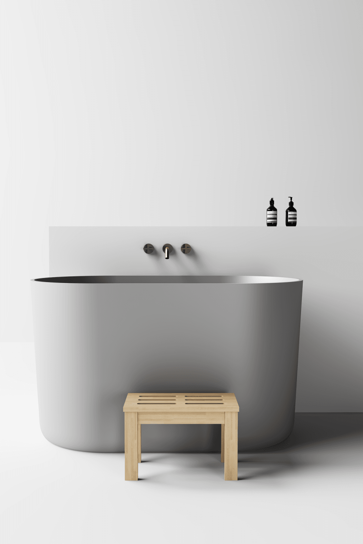 Toka Lite Seren - Japanese Stone Bath - 1300mm - ST93