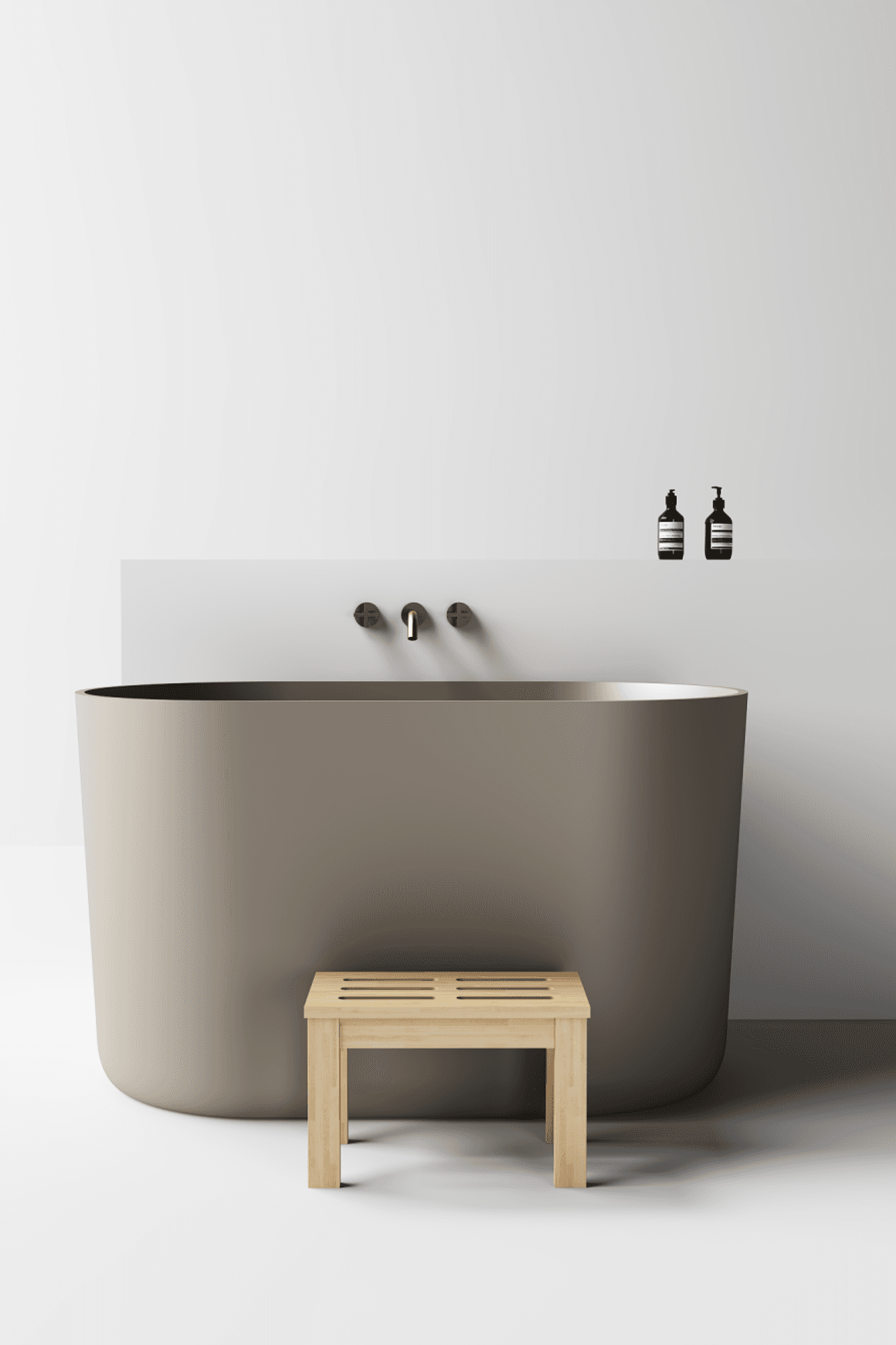 Toka Lite Seren - Japanese Stone Bath - 1300mm - ST93
