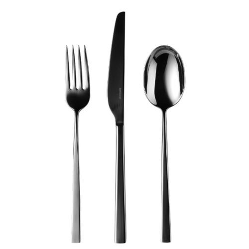 Linea Q PVD Black 58 Piece Cutlery Set
