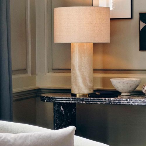 Soho Home | Remi Stone Table Lamp | Large