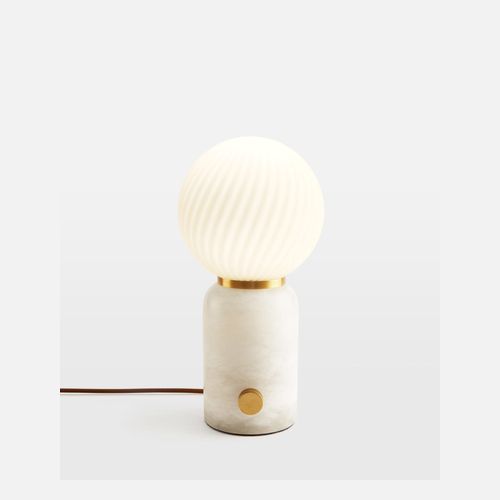 Soho Home | Alabaster Swirl Table Lamp