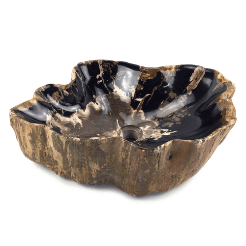 Petrified Wood Stone Basin - Single