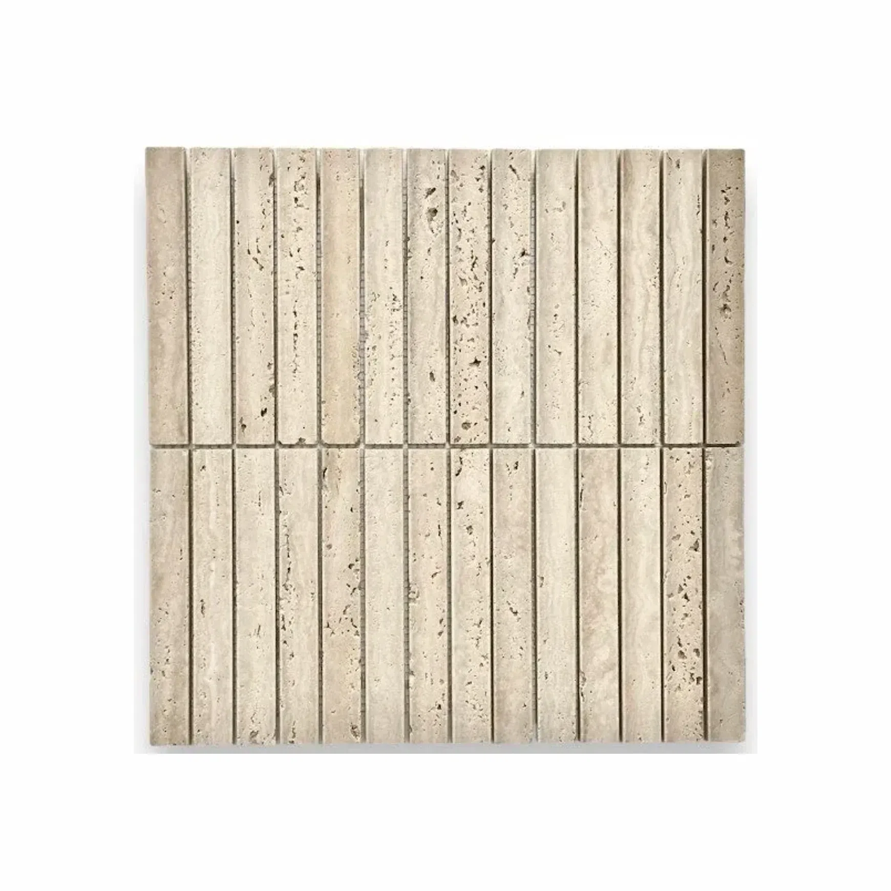 Mini Fluted Concave | Natural Stone Mosaics