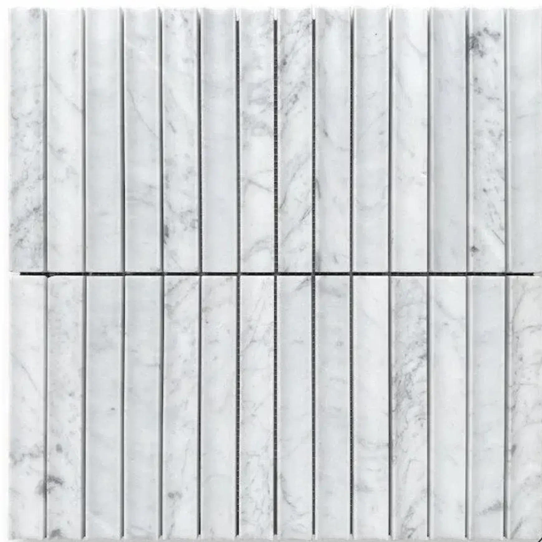 Mini Fluted Concave | Natural Stone Mosaics