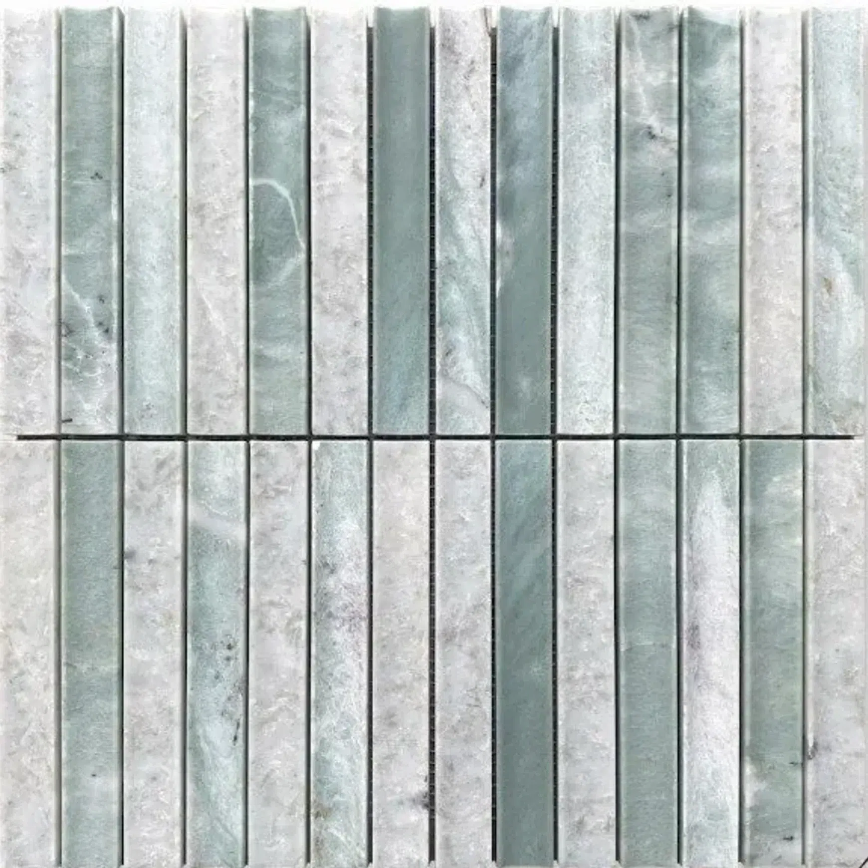 Mini Fluted Concave | Natural Stone Mosaics