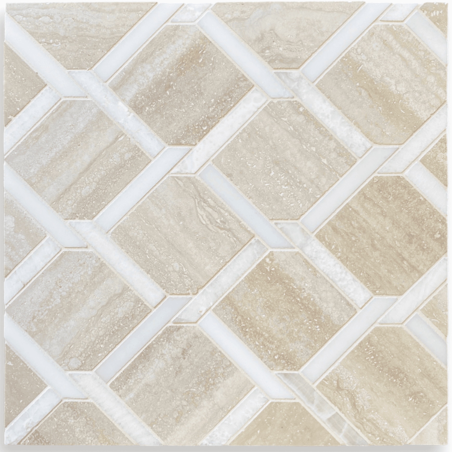 Pompon Weave Honed Mosaic