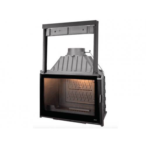 Seguin Super 9 Cast Iron Fireplace Lift Door Black Line