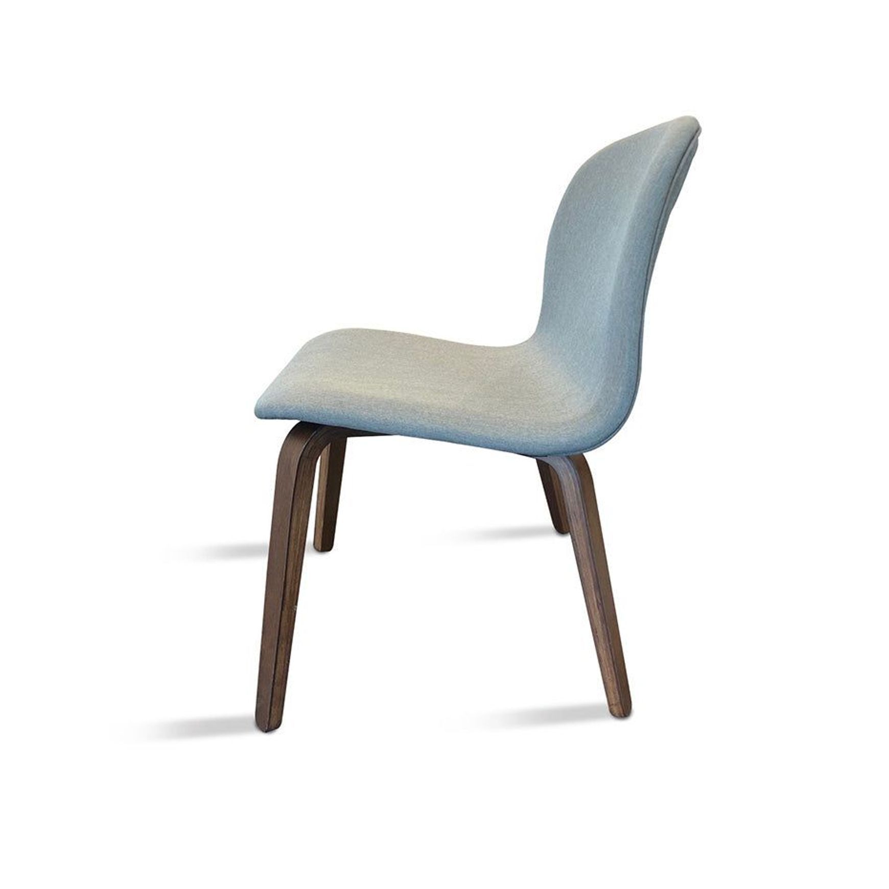 LOTTIE Lounge Chair - Walnut & Grey