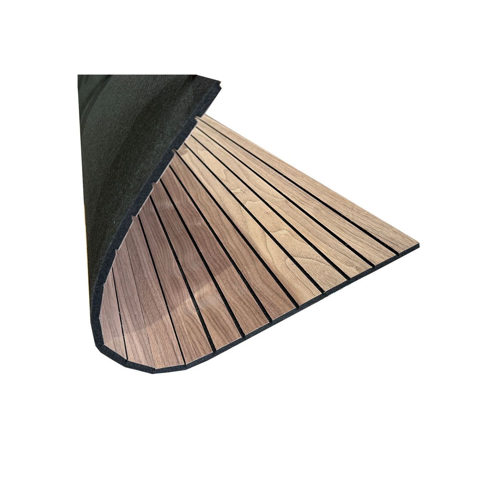 WOODFLEX Flexible Acoustic Wood Slat Wall Panel, Walnut