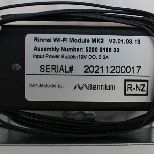 Gas fireplace Wi-Fi module