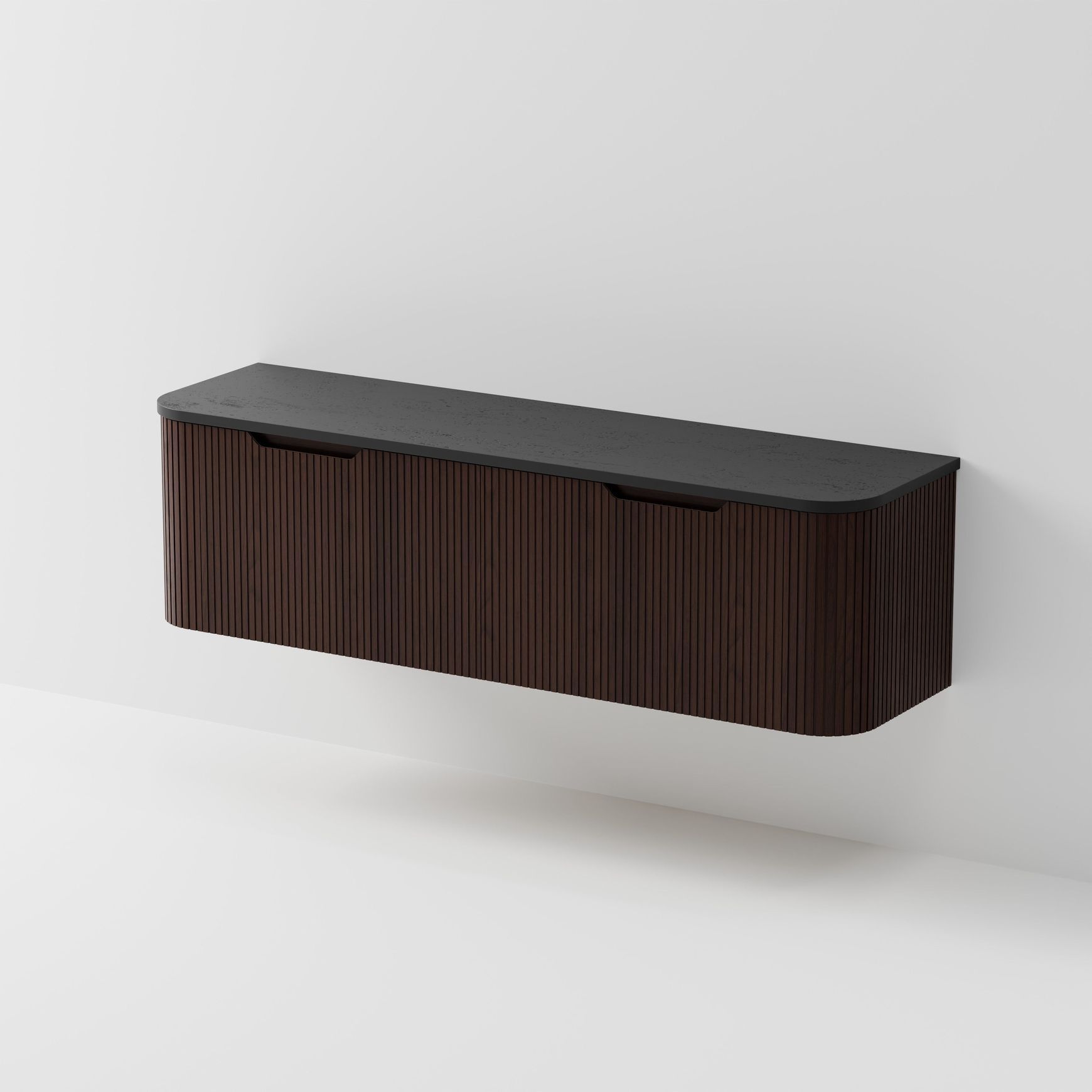 Sora 1800DB Vanity | Concrete Slab Top