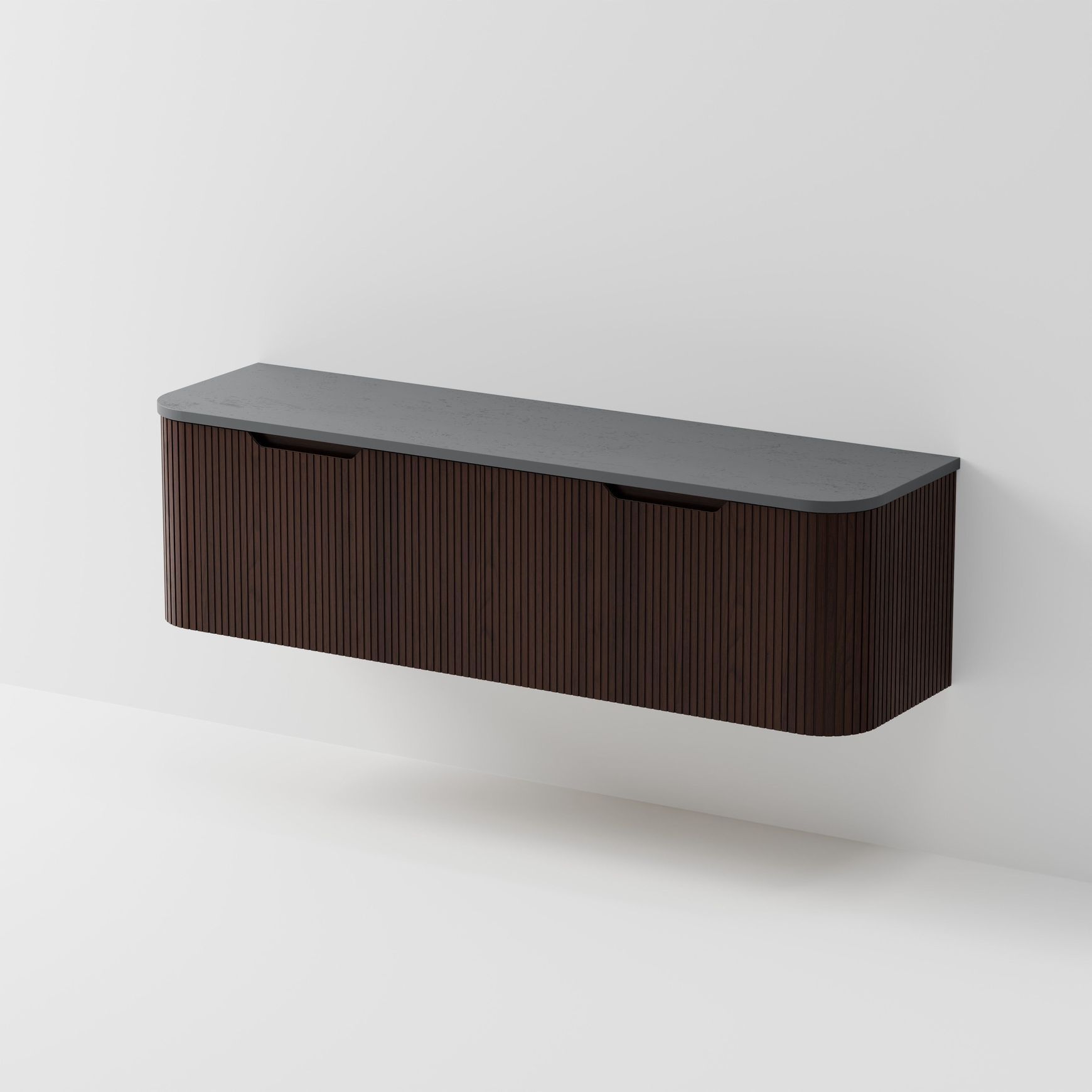 Sora 1800DB Vanity | Concrete Slab Top