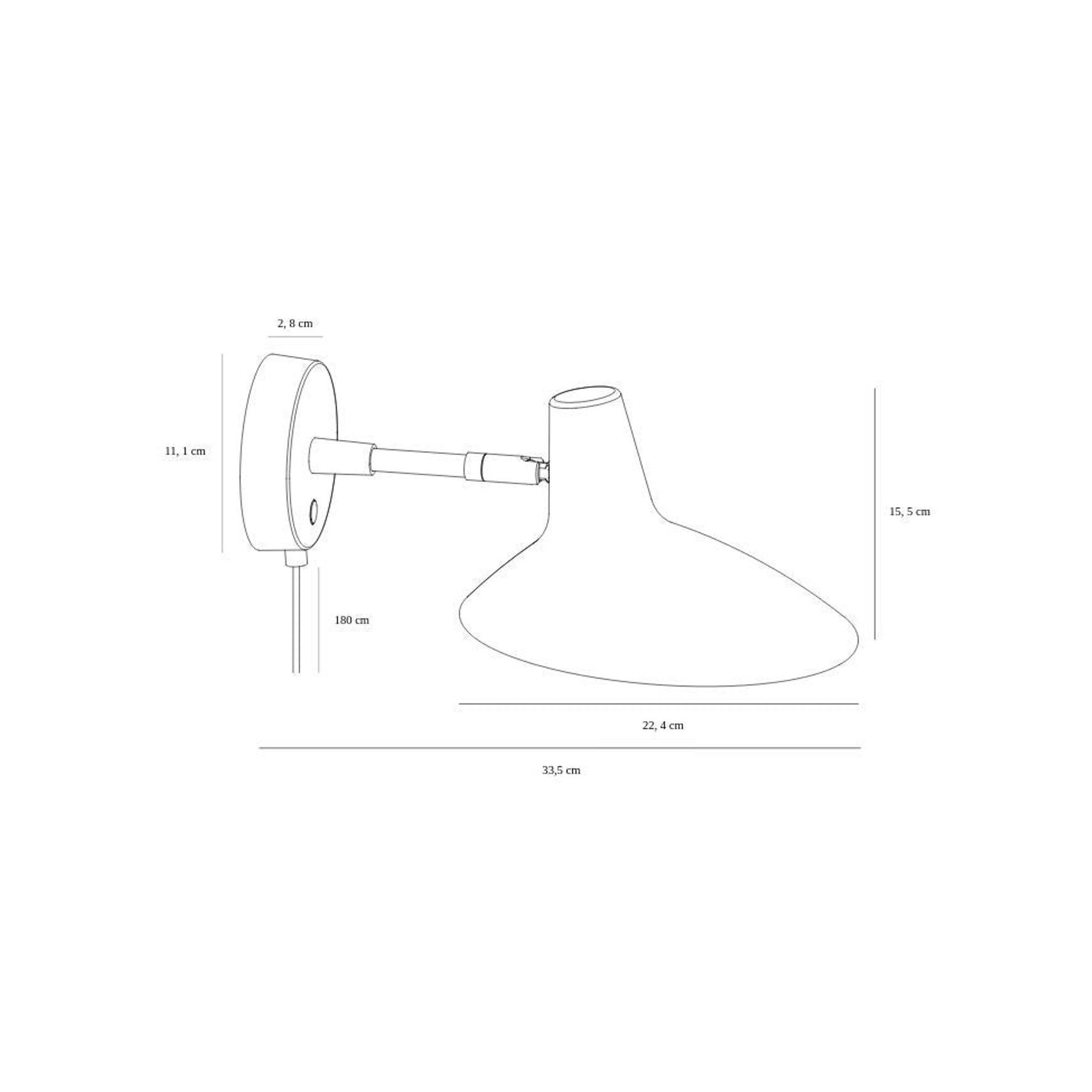 Darci Short Wall Light