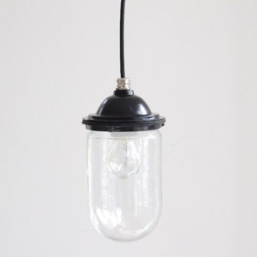 Stable Light Black - Glass Pendant Light