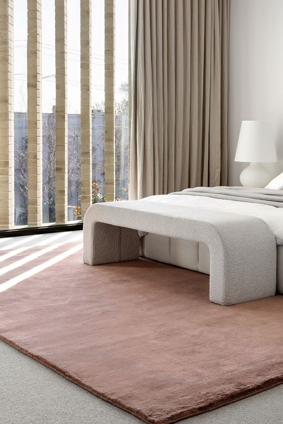 Cashmere Rug | Rose