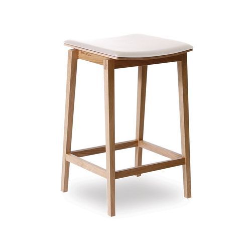 Stockholm Kitchen Stool - Natural Oak- by TON