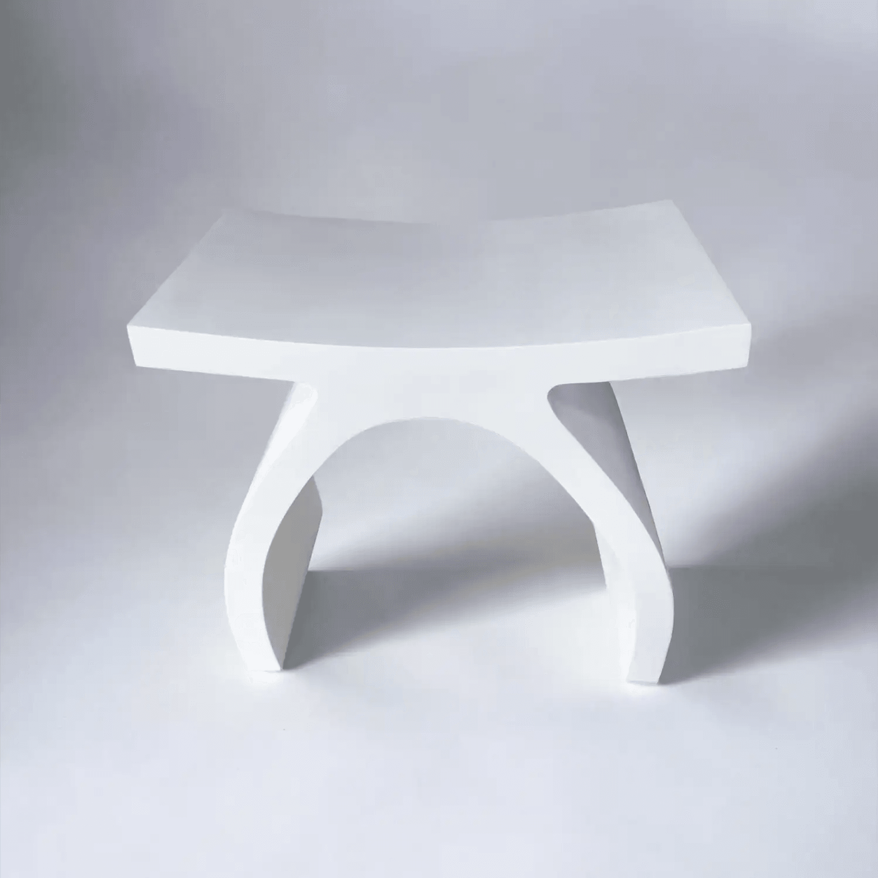 Wishbone - Stone Composite Stool