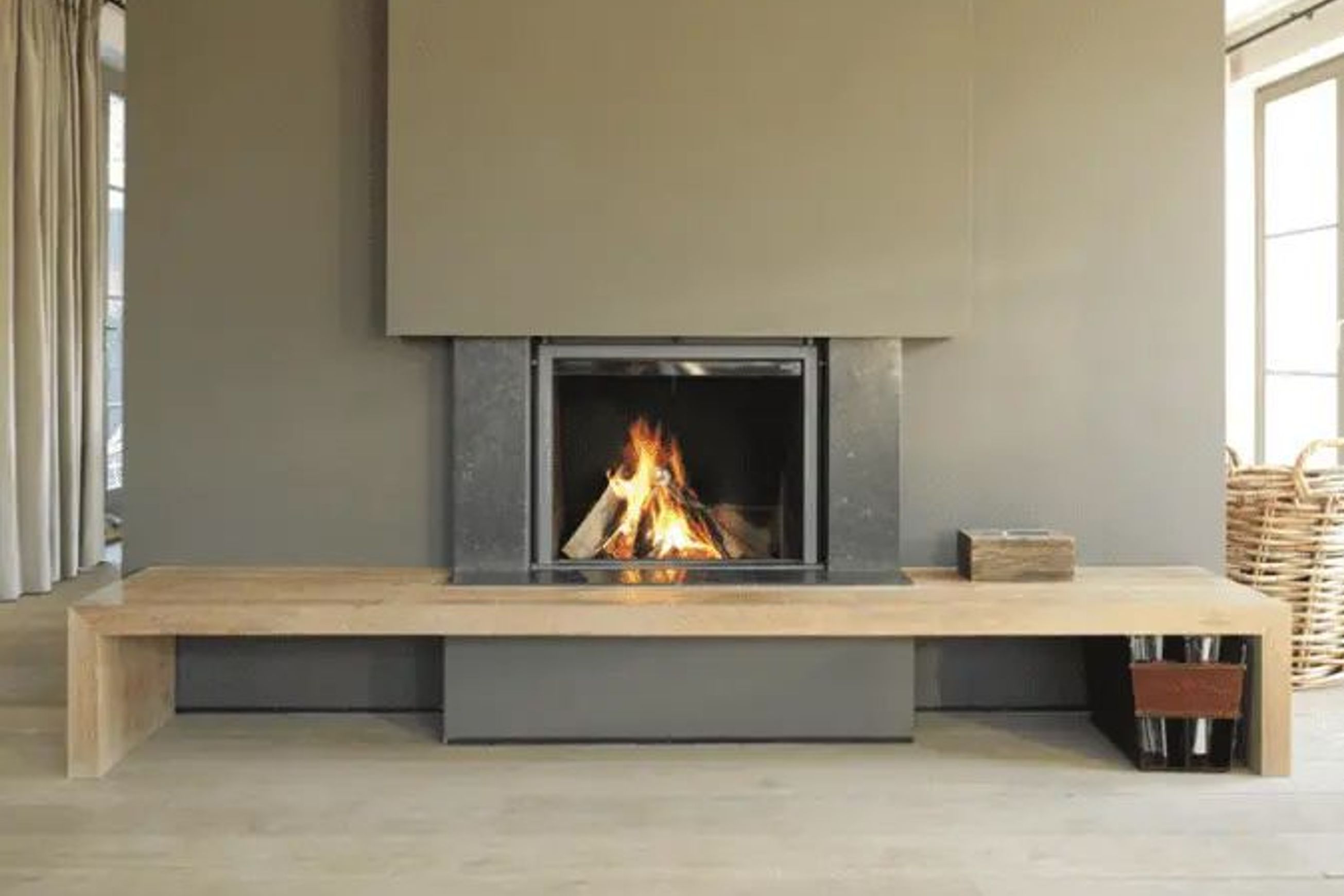 Stuv21/95 Single Sided Wood Fireplace