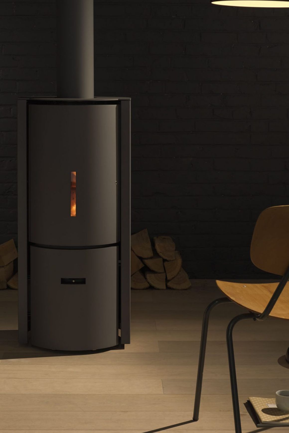 Stuv 30 Compact Low Freestanding Wood Fireplace