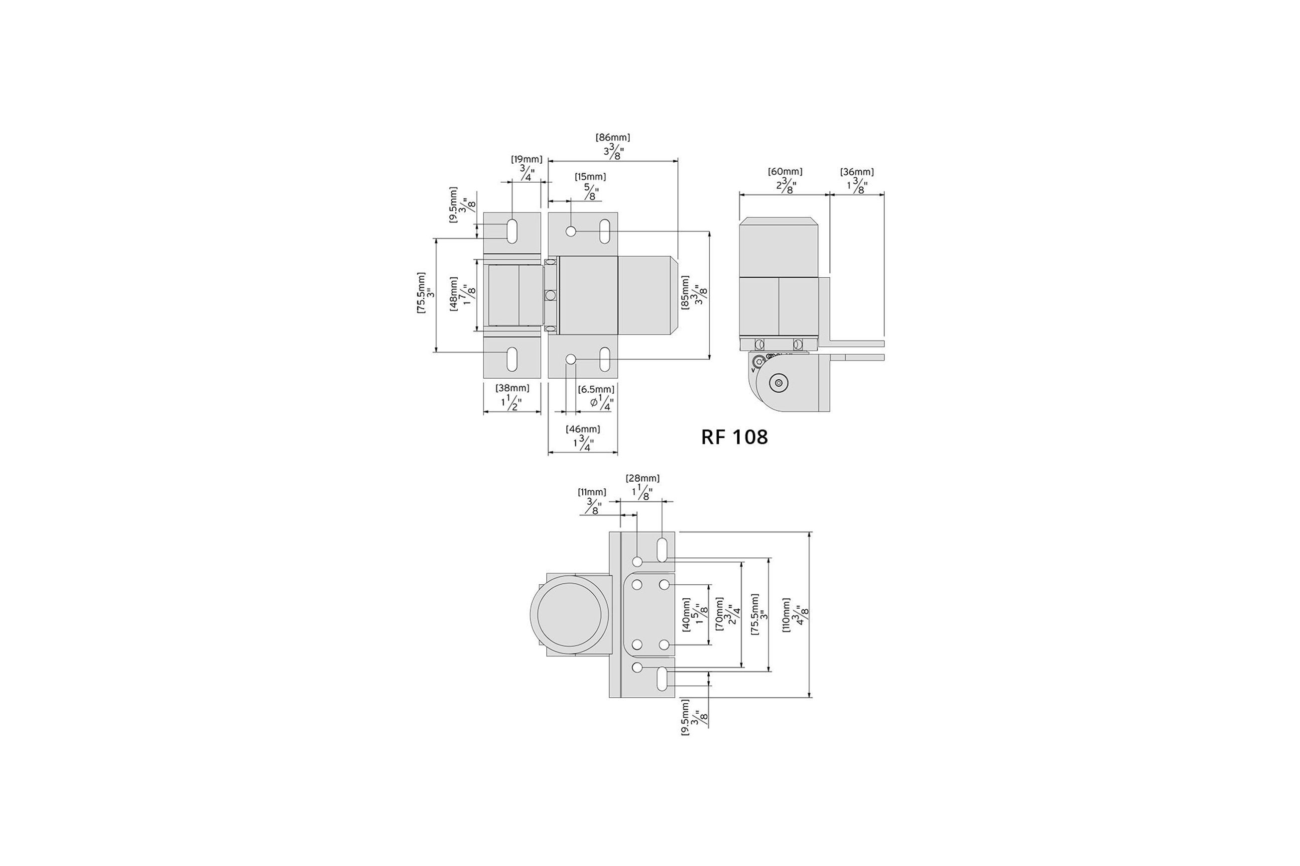 Sureclose® Readyfit 108 Hinge
