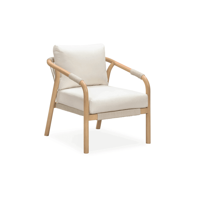 Burnett Outdoor Armchair - Eucalyptus / Beige