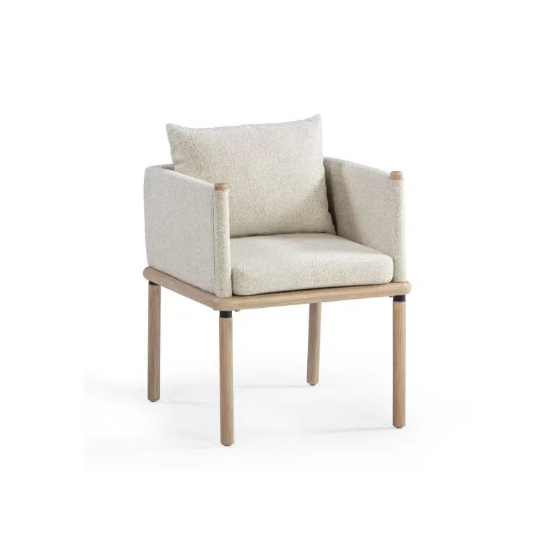 Lonnie Outdoor Dining Chair - Oyster Grey