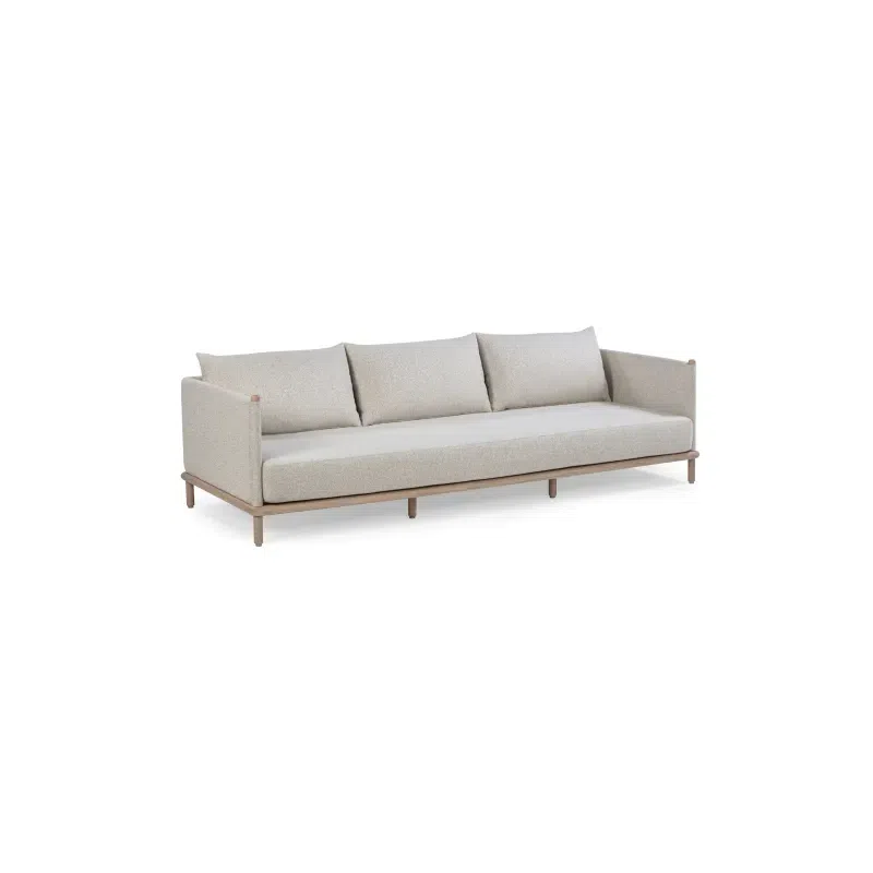 Lonnie Outdoor Three Seater Sofa - Oyster Grey