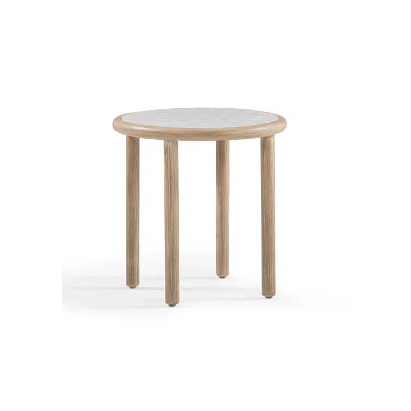 Lonnie Outdoor Side Table - Warm White