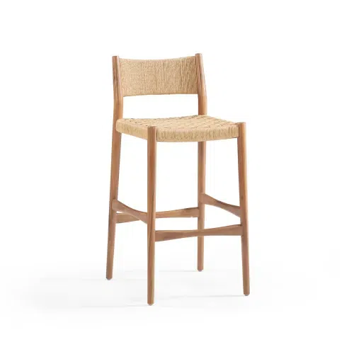 Pedro Outdoor Bar Stool 75cm - Deep Acacia