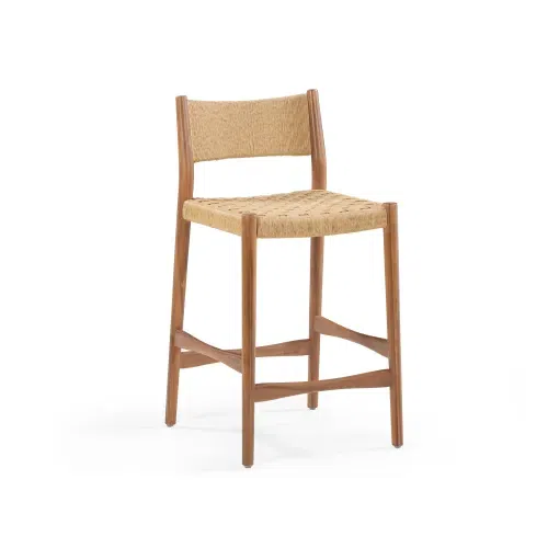 Pedro Outdoor Bar Stool 65cm - Deep Acacia
