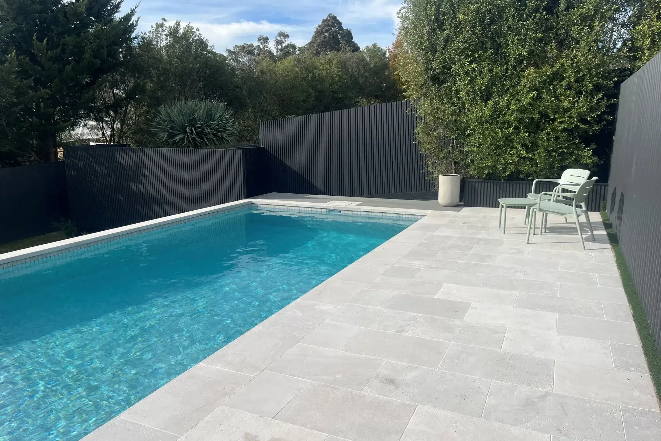 Tallin Grey Limestone Pool Coping