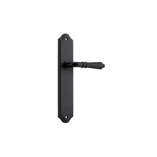 Iver Sarlat Lever on Shouldered Backplate Latch Matt Black 12712 - Customise to your needs