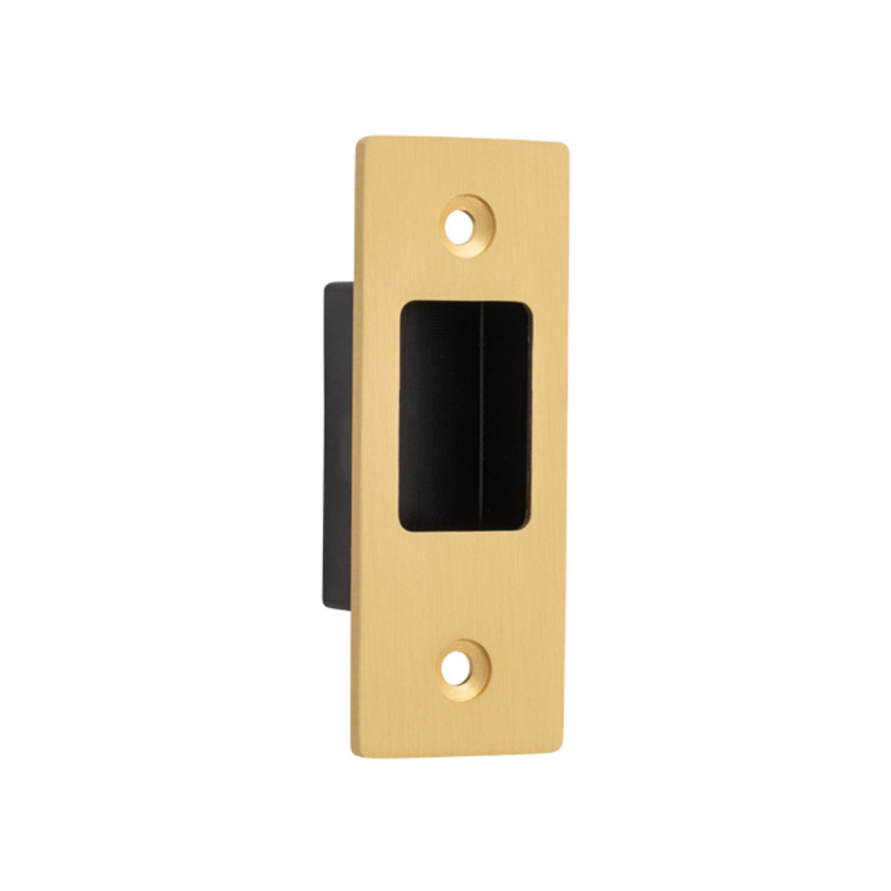Iver Sliding Door Pull Round Privacy Brushed Brass 21436 *Pair*
