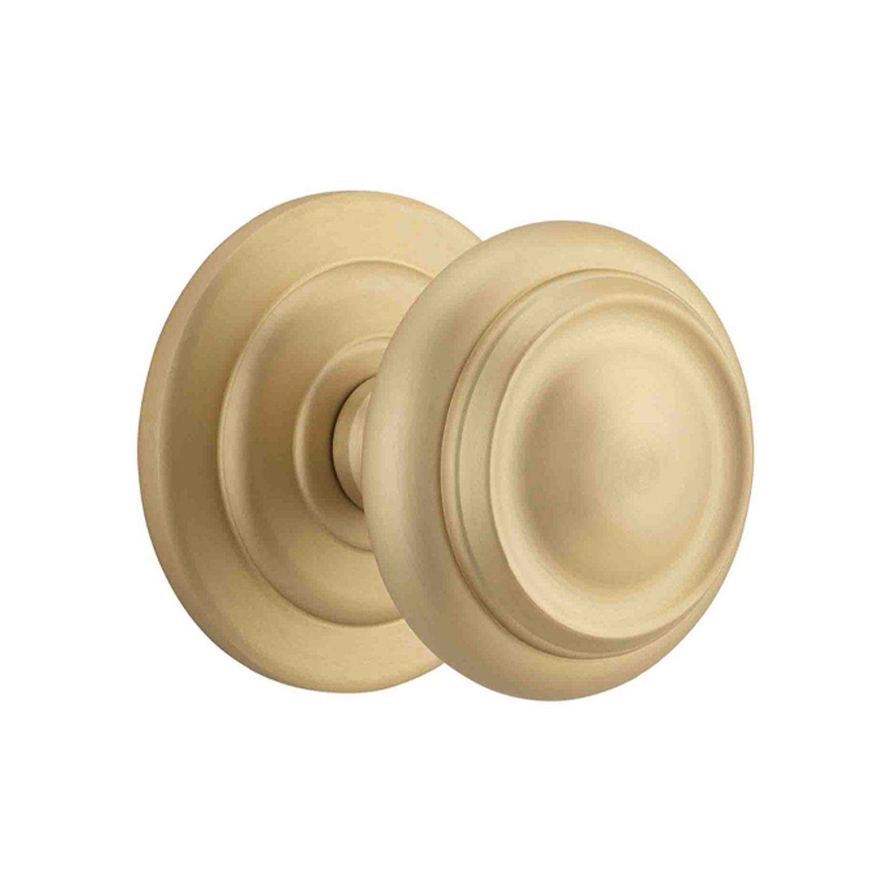 Iver Sarlat Centre Door Knob 107mm x 100mm Brushed Brass 4502