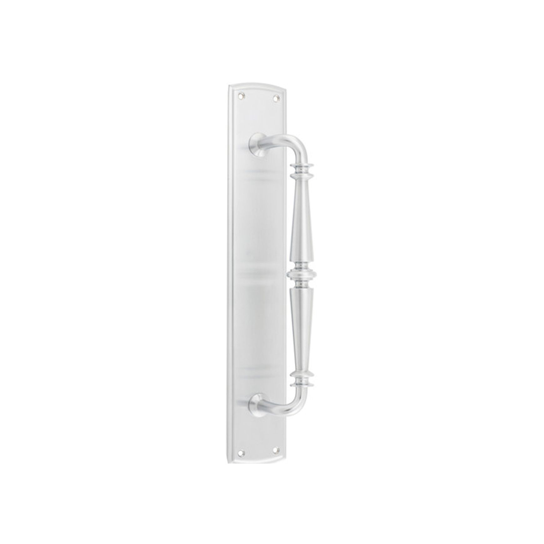 Iver Sarlat Door Pull Handle on Backplate Chrome Plate 380mm x 65mm 9344