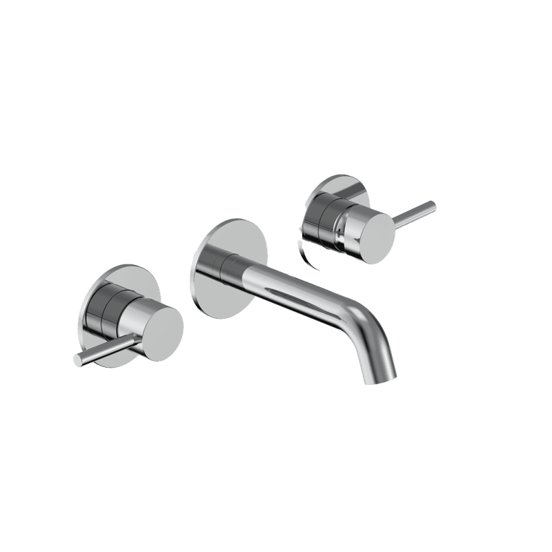 Tube 3 Hole Wall Mount Mixer