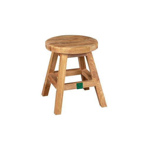 Teak Outdoor Round Stool