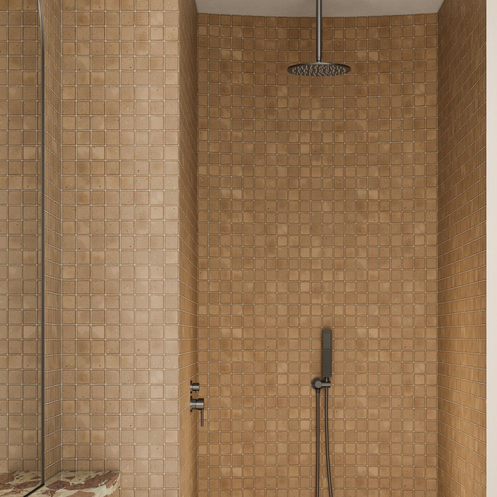 Miyako Handmade Square Mosaic Tile