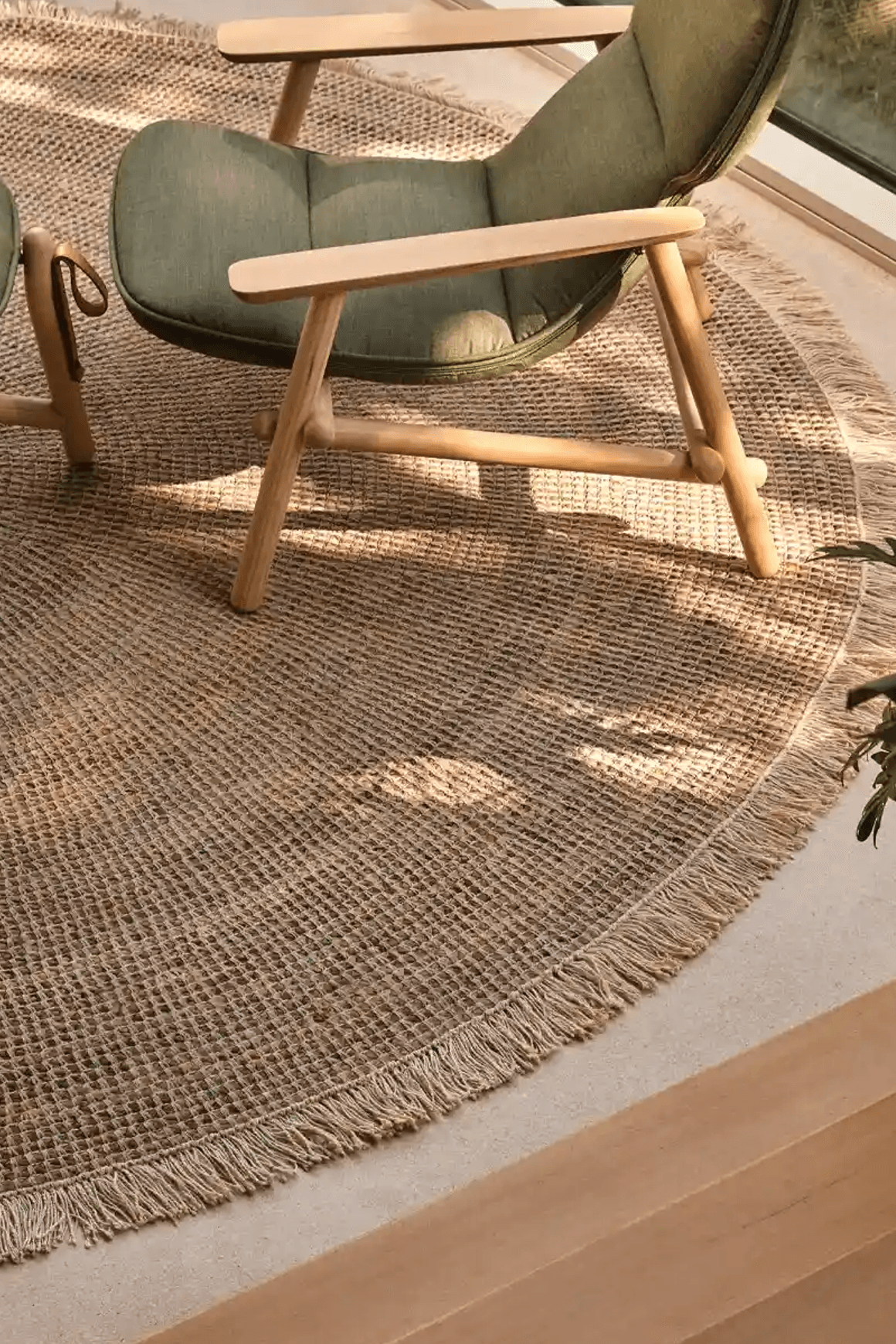 Tribe Home Reef Rug - White | Round