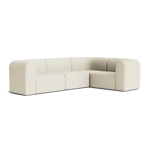 Berg RHF Closed Chaise Sofa - Copenhagen Grey