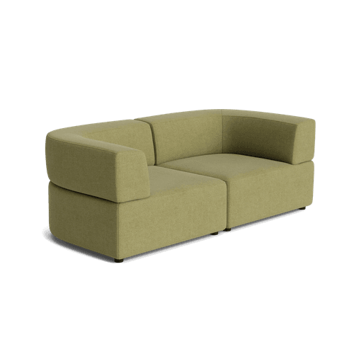 Stretch 3 Seater Sofa - Fossil Eucalyptus