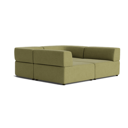 Stretch Pit Sofa - Fossil Eucalyptus