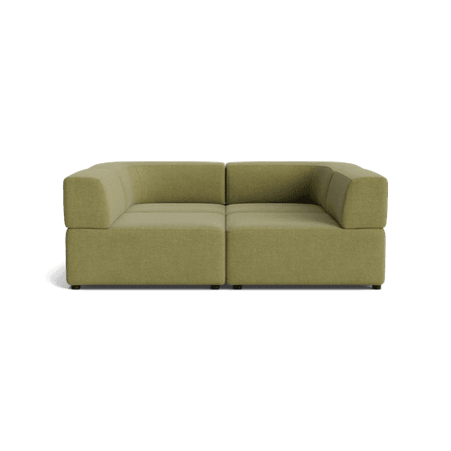 Stretch Pit Sofa - Fossil Eucalyptus