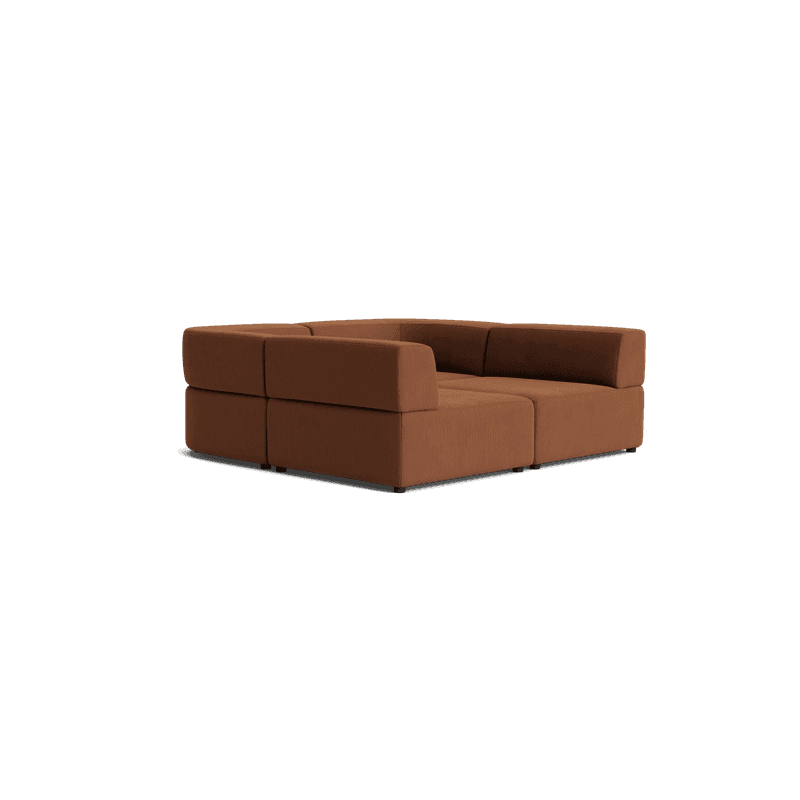 Stretch Pit Sofa - Corduroy Cocoa